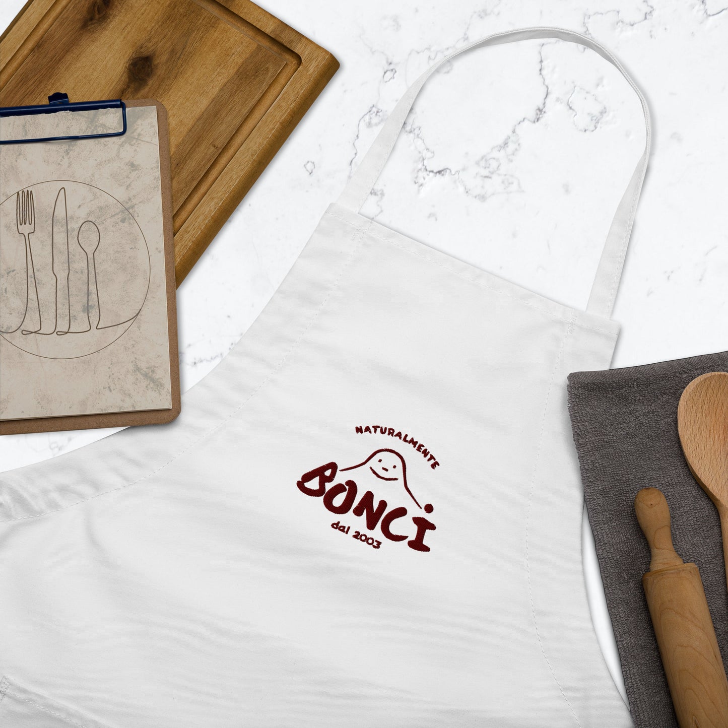 Embroidered Apron